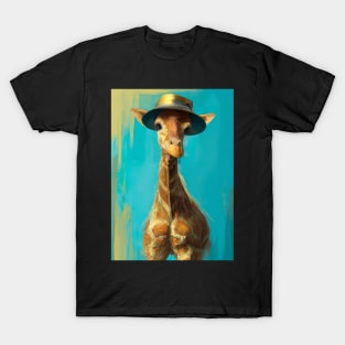 Giraffe with a Hat T-Shirt